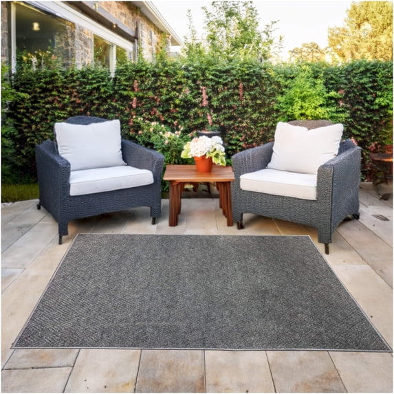 Koeckritz Rugs 2'x18' Tin Gray Premium Soft Beige Indoor Outdoor Rug for Comfort & Style
