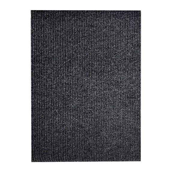 Koeckritz Rugs Inspiration Charcoal Non-Slip Indoor/Outdoor Area Rug 4' x 6'