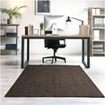 thumbnail image 1 of Koeckritz Rugs 5'x5' Brown Heavy Duty Non-Slip Indoor/Outdoor All-Weather Mat For Home, 1 of 7