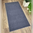 thumbnail image 1 of Koeckritz Rugs 6' x 12' Ocean Blue Waffle Pattern Indoor/Outdoor ECO-Friendly DuraKnit Area Rug, 1 of 6