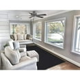 thumbnail image 1 of Koeckritz Rugs 6'x6' Graphite ECO-Friendly DuraKnit Ribbed Indoor/Outdoor Rug 1/4" Thick, 1 of 5