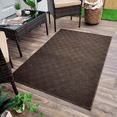thumbnail image 1 of Koeckritz Rugs 6'x8' Mocha Patchwork Indoor/Outdoor Rug Soft, Durable & Easy to Clean, 1 of 6