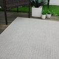 thumbnail image 1 of Koeckritz Rugs 7' x 9' Dove Waffle Pattern Indoor/Outdoor ECO-Friendly DuraKnit Area Rug, 1 of 5