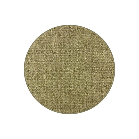 Koeckritz Rugs Garden Escape Winter Grass Premium Indoor/Outdoor Round Area Rug, 9' Round