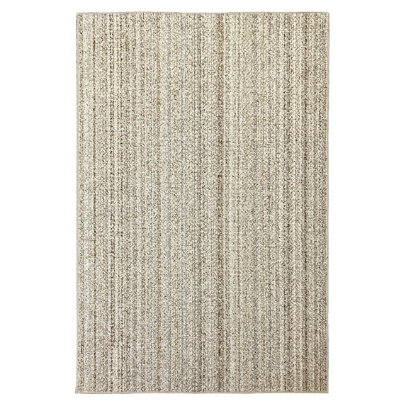 Koeckritz Rugs Boho Striped Multicolor Area Rug, 12'x12', Stain Resistant, Indoor Living Room