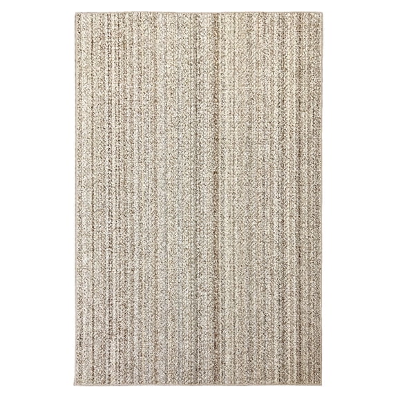 Koeckritz Rugs Boho Striped Multicolor Area Rug, 4'x4', Stain Resistant, Indoor Living Room
