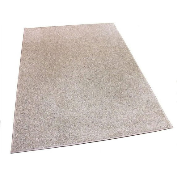 Rhinestone Area Rug Custom Cut Carpet Mat Runner, Durable Indoor Luxurious Grey Tan Speckled Fleck, 6'x6'
