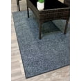 thumbnail image 1 of Koeckritz Rugs Gray Black Indoor/Outdoor Artificial Grass Rug, 5'x8', Lightweight, 1 of 7