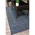 thumbnail image 1 of Koeckritz Rugs Gray Black Indoor/Outdoor Artificial Grass Rug, 7'x8', Lightweight, 1 of 5