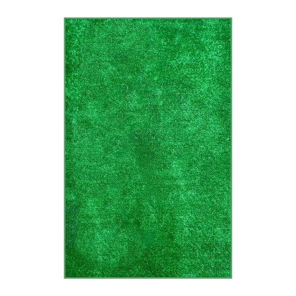 Koeckritz Rugs Tactic Green Pasture Indoor/Outdoor Turf Patio Area Rug, 5' x 10'