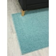 thumbnail image 1 of Koeckritz Rugs Kid Crossing Soft Area Rug, 4' x 8', Aqua, for Living Room, Bedroom, 1 of 5