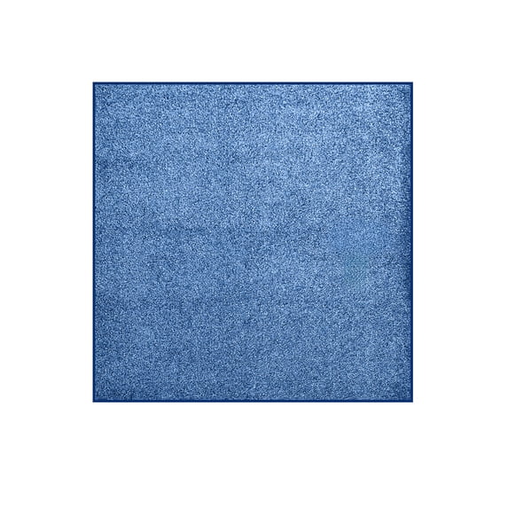 Koeckritz Rugs Kids Crossing Blue Soft Plush Indoor Area Rug, 4' x 4'