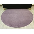 thumbnail image 1 of Koeckritz Rugs Kid Crossing Soft Area Rug, 5' Round, Light Purple, for Bedroom or Living Room, 1 of 5
