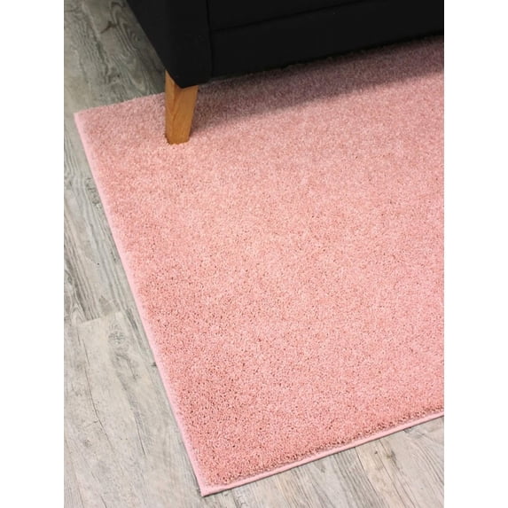 Koeckritz Rugs Kid Crossing Soft Area Rug, 5' x 12', Light Pink, for Living Room, Bedroom