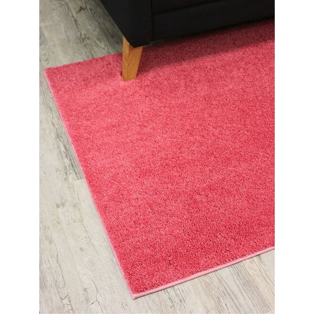 Koeckritz Rugs Kid Crossing Soft Area Rug, 5'x8', Light Pink, for Living Room, Bedroom