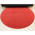 thumbnail image 1 of Koeckritz Rugs Kid Crossing Soft Area Rug, 6' Round, Fire Engine Red, For Bedroom, 1 of 5