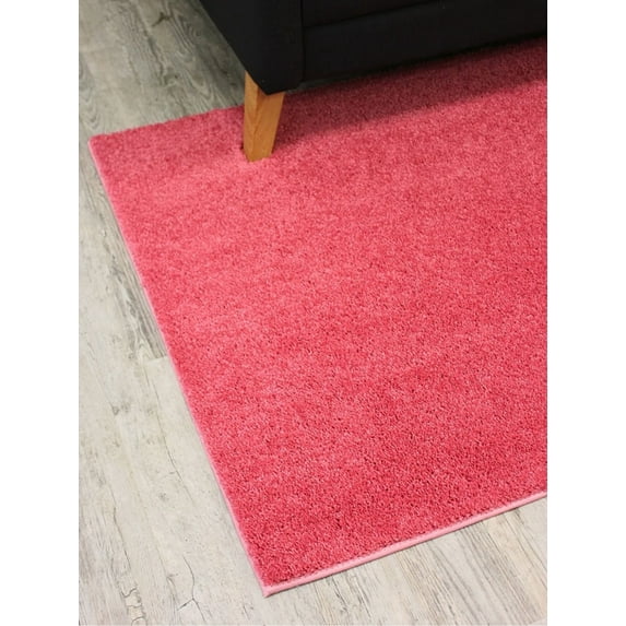 Koeckritz Rugs Kid Crossing Soft Area Rug, 6'x10', Light Pink, for Living Room, Bedroom