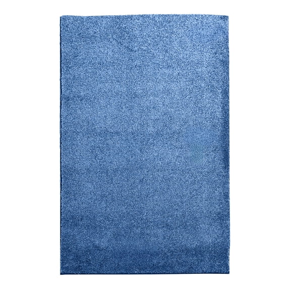 Koeckritz Rugs Kids Crossing Blue Soft Plush Indoor Area Rug, 6' x 9'