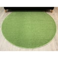 thumbnail image 1 of Koeckritz Rugs Kid Crossing Soft Area Rug, 7' Round, Light Green, For Bedroom, 1 of 5