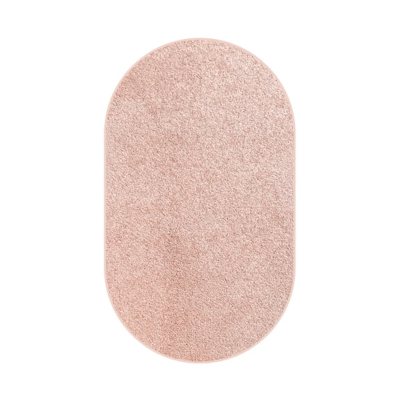 Koeckritz Rugs Kids Crossing Pink Soft Plush Indoor Oval Area Rug, 8' x 10'