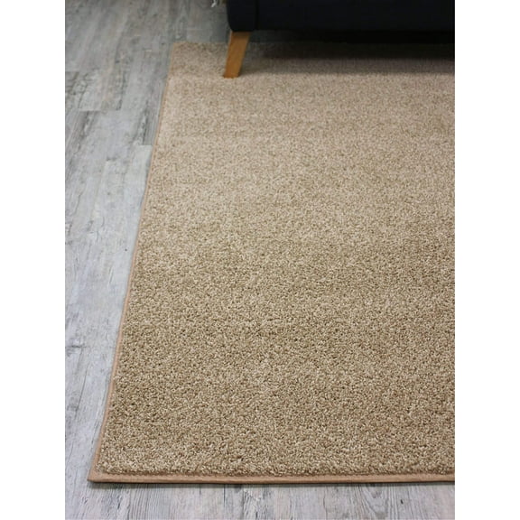 Koeckritz Rugs Pecan Bare Area Rug, 9'x12', Stain Resistant, Indoor Living Room, Bedroom