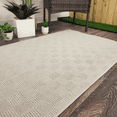 thumbnail image 1 of Koeckritz Rugs Putty Checkerboard ECO-Friendly DuraKnit Indoor/Outdoor Area Rug, 12'x16', 1 of 6