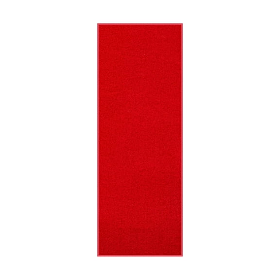 Koeckritz Rugs Red Aisle Runner Indoor/Outdoor Carpet Runner 3' x 10'