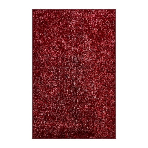 Koeckritz Rugs Tactic Red Black Indoor/Outdoor Turf Patio Area Rug 9' x 20'