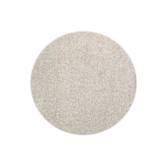 Koeckritz Rugs Soft & Cozy Warm Taupe Plush Frieze Indoor Area Rug 3' Round