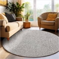 thumbnail image 1 of Koeckritz Rugs Soft & Cozy Carbon Crystals 4' Round Indoor Area Rug for Living Room or Bedroom, 1 of 7