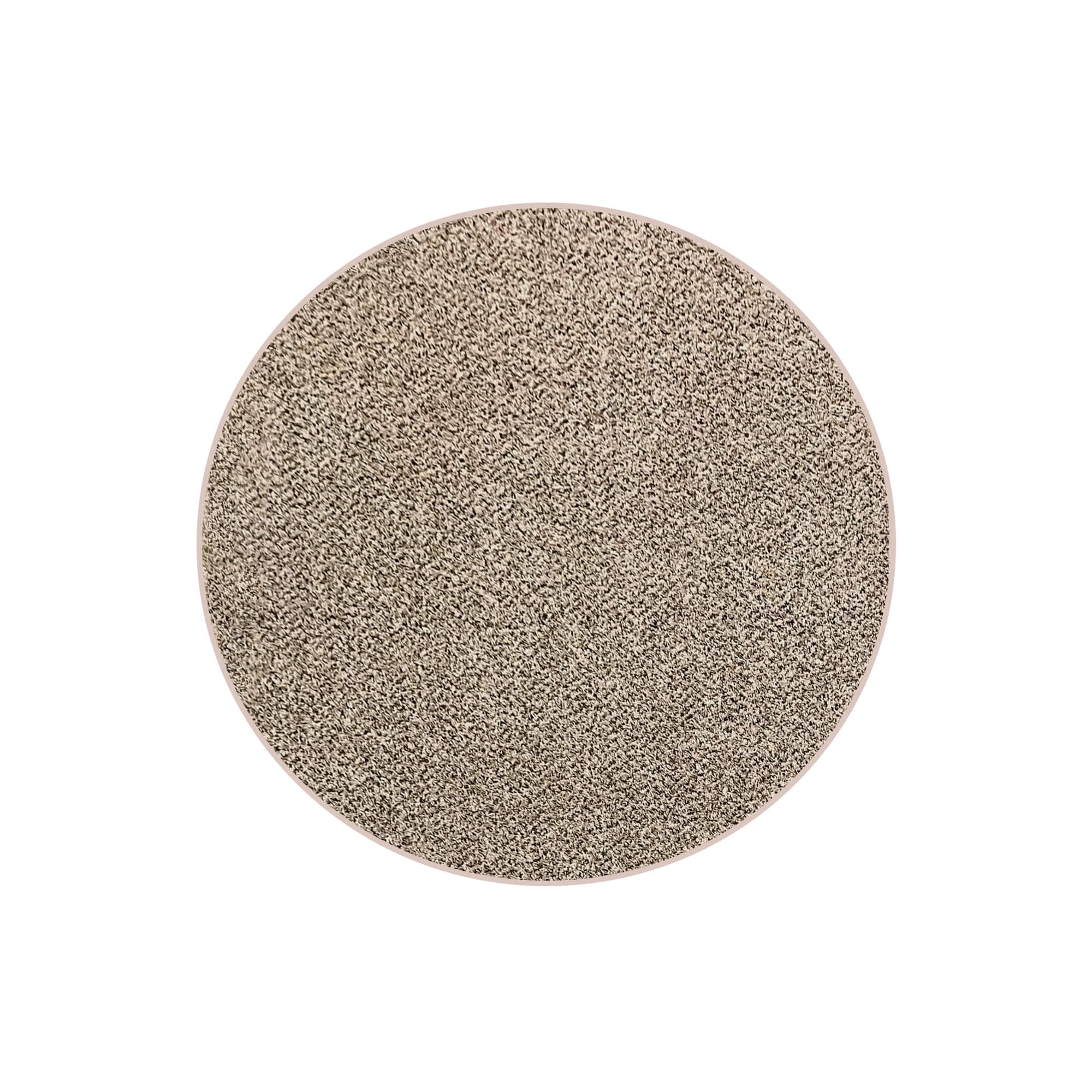Koeckritz Rugs Soft & Cozy Fossil 4' Round Indoor Area Rug for Living ...