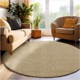 thumbnail image 1 of Koeckritz Rugs Soft & Cozy Sand 5' Round Indoor Area Rug for Living Room or Bedroom, 1 of 6