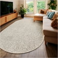 thumbnail image 1 of Koeckritz Rugs Soft & Cozy Stone 3'x5' Oval Indoor Area Rug for Living Room or Bedroom, 1 of 6