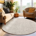 thumbnail image 1 of Koeckritz Rugs Soft & Cozy Stone 6' Round Indoor Area Rug for Living Room or Bedroom, 1 of 6