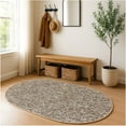 thumbnail image 1 of Koeckritz Rugs Starlight Collection 100% BCF Olefin Area Rug, Indoor, Bravado, 3' x 5' Oval, 1 of 7
