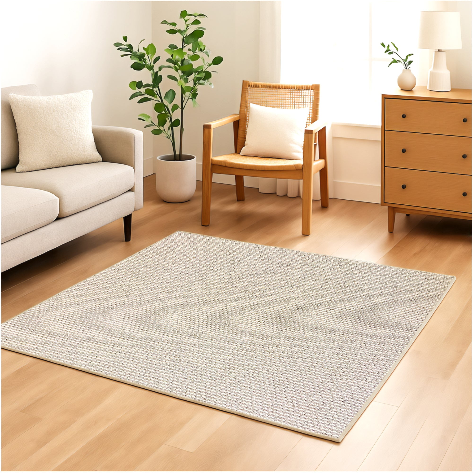 Koeckritz Rugs Starlight Collection 100% BCF Olefin Area Rug, Indoor, Day Glow, 4'x4'