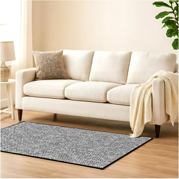Koeckritz Rugs Starlight Collection 100% BCF Olefin Area Rug, Indoor, Eclipse, 4'x10'