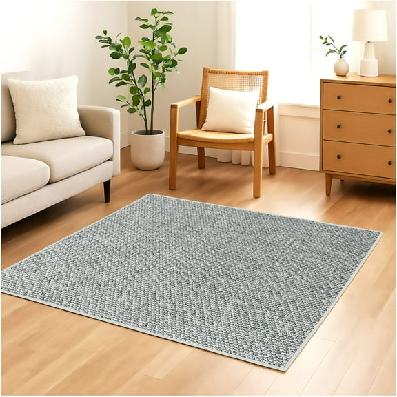 Koeckritz Rugs Starlight Collection Marble Indoor Area Rug, 100% BCF Olefin, 6'x6'