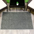 thumbnail image 1 of Koeckritz Rugs Taupe Black Indoor/Outdoor Artificial Grass Rug, 9'x11', Lightweight, 1 of 6