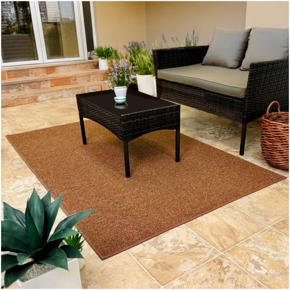 Koeckritz Rugs Tumbleweed 4'x12' Standard Area Rug for Indoor or Outdoor Living Spaces