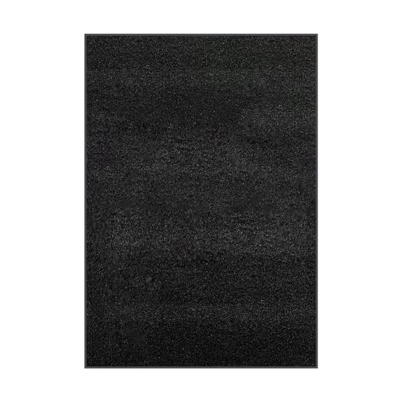 Koeckritz Rugs Valdosta Indoor/Outdoor Black Area Rug, 4' x 4'