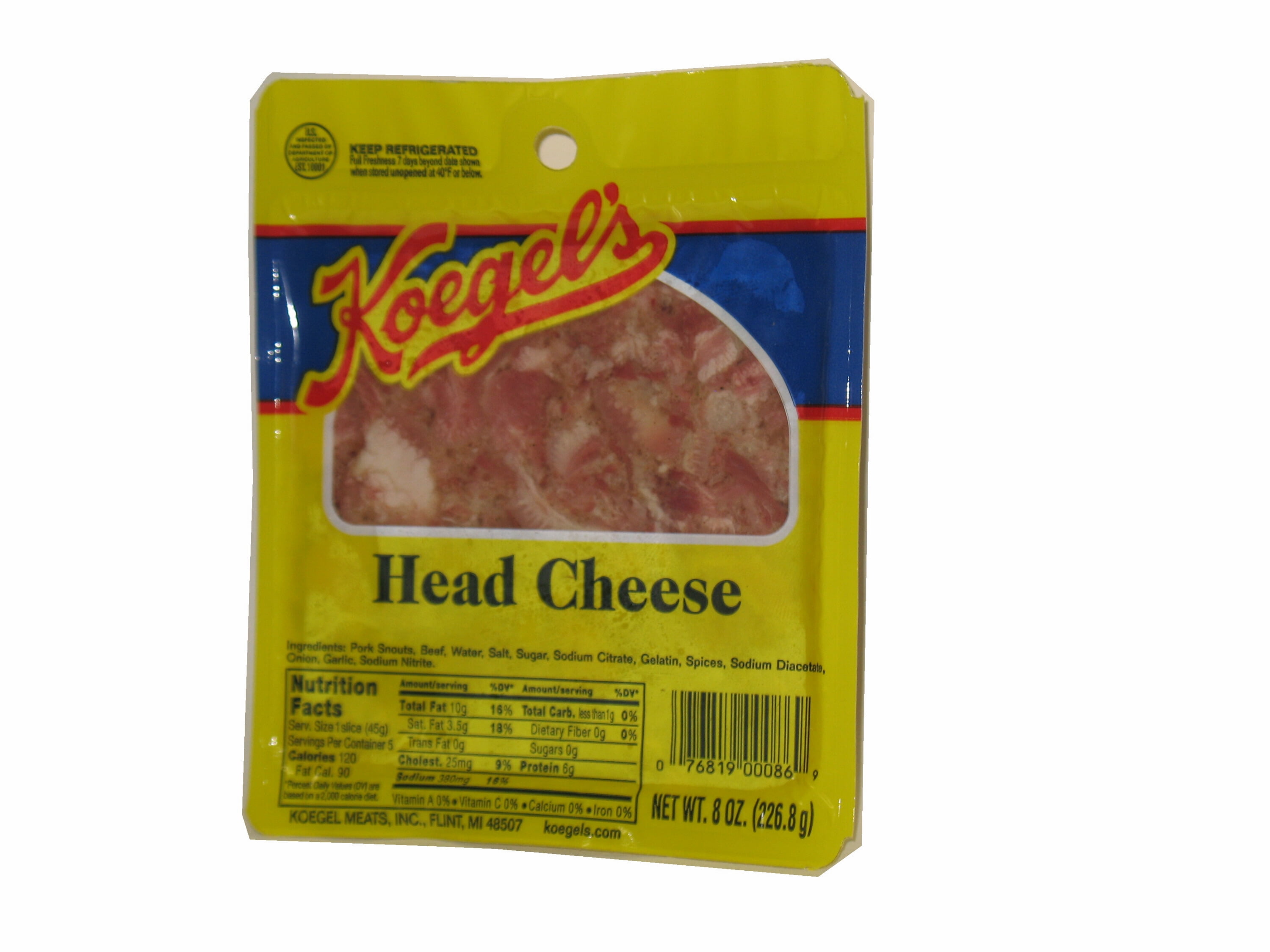 Koegel Meats Head Cheese, 8 Oz.