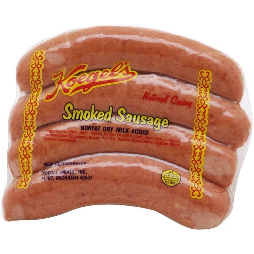 Koegel Meats Smoked Sausage, 16 oz, 4 Ct