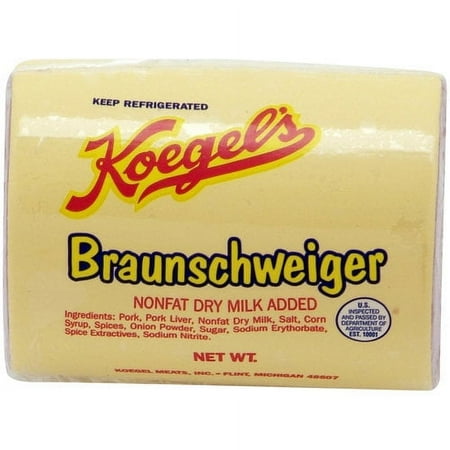Koegel's Braunschweiger, Random Weight, Pork and Liver