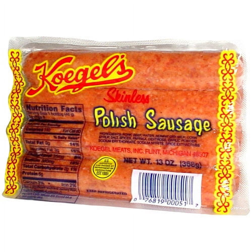 Koegel's Skinless Polish Sausage, 13 oz, 8 Ct