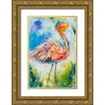 thumbnail image 1 of Koelman, Hilma 23x32 Gold Ornate Wood Framed with Double Matting Museum Art Print Titled - Pretty in Pink No. 2, 1 of 4