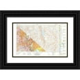 thumbnail image 1 of Koenig 32x21 Black Ornate Wood Framed with Double Matting Museum Art Print Titled - Walker Lake Sheet California Mines - Koenig 1959, 1 of 4