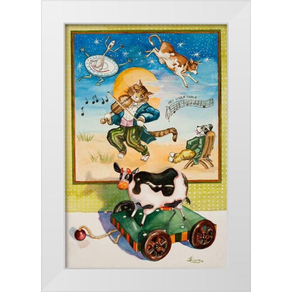 Koenig, Judy 23x32 White Modern Wood Framed Museum Art Print Titled ...