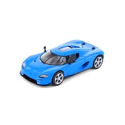 Koenigsegg CC850, Blue - Kinsmart 5485D - 1/34 Scale Diecast Model Car