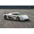thumbnail image 1 of Koenigsegg Regera Swedish Brand Sporty Car Wall Indoor Decor - 24x36 Inch Glossy Laminated Poster - Stunning Detail and Bold Colors, 1 of 4